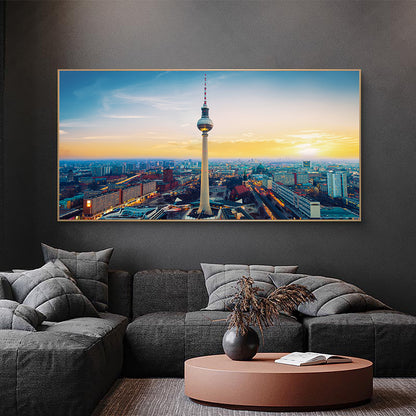 Quadro paesaggio urbano