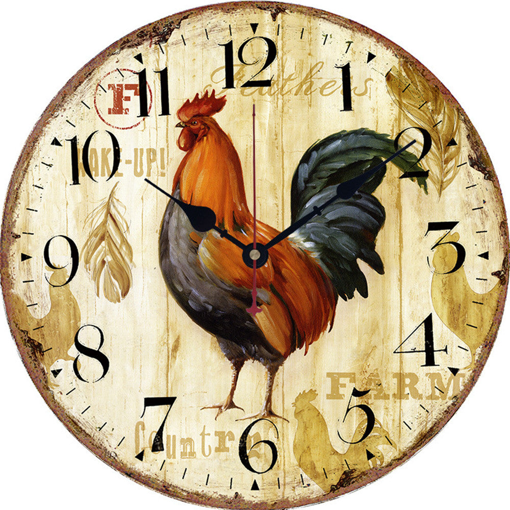 Orologio da parete Gallo fattoria vintage