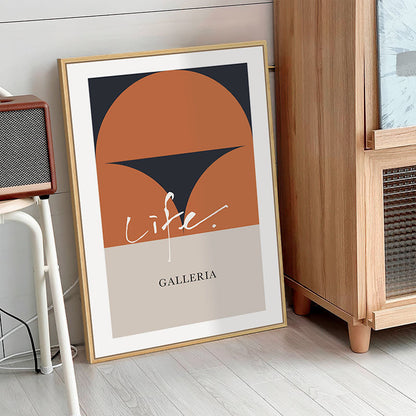 Quadro retro astratto