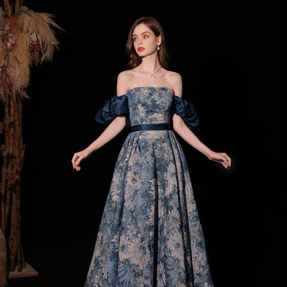 Vestito da sera blu