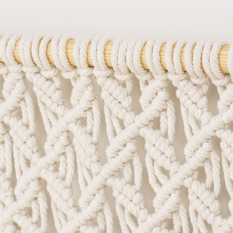 Arazzo bohemien cotone e corda