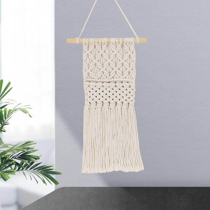 Arazzo bohemien cotone e corda