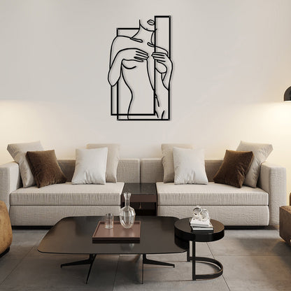 Quadro sagoma donna