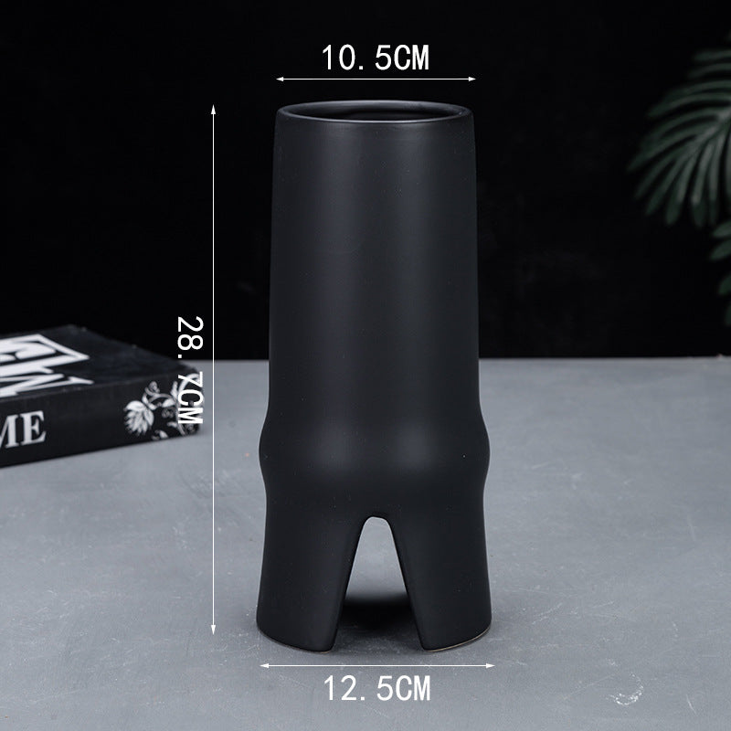 Vaso ceramica geometrico moderno