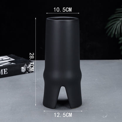 Vaso ceramica geometrico moderno