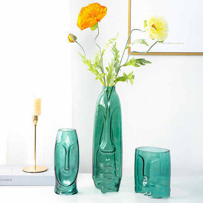 Composizione fiori volto