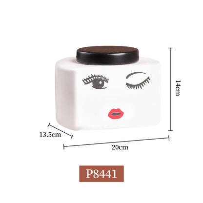 Vaso ceramica dipinto