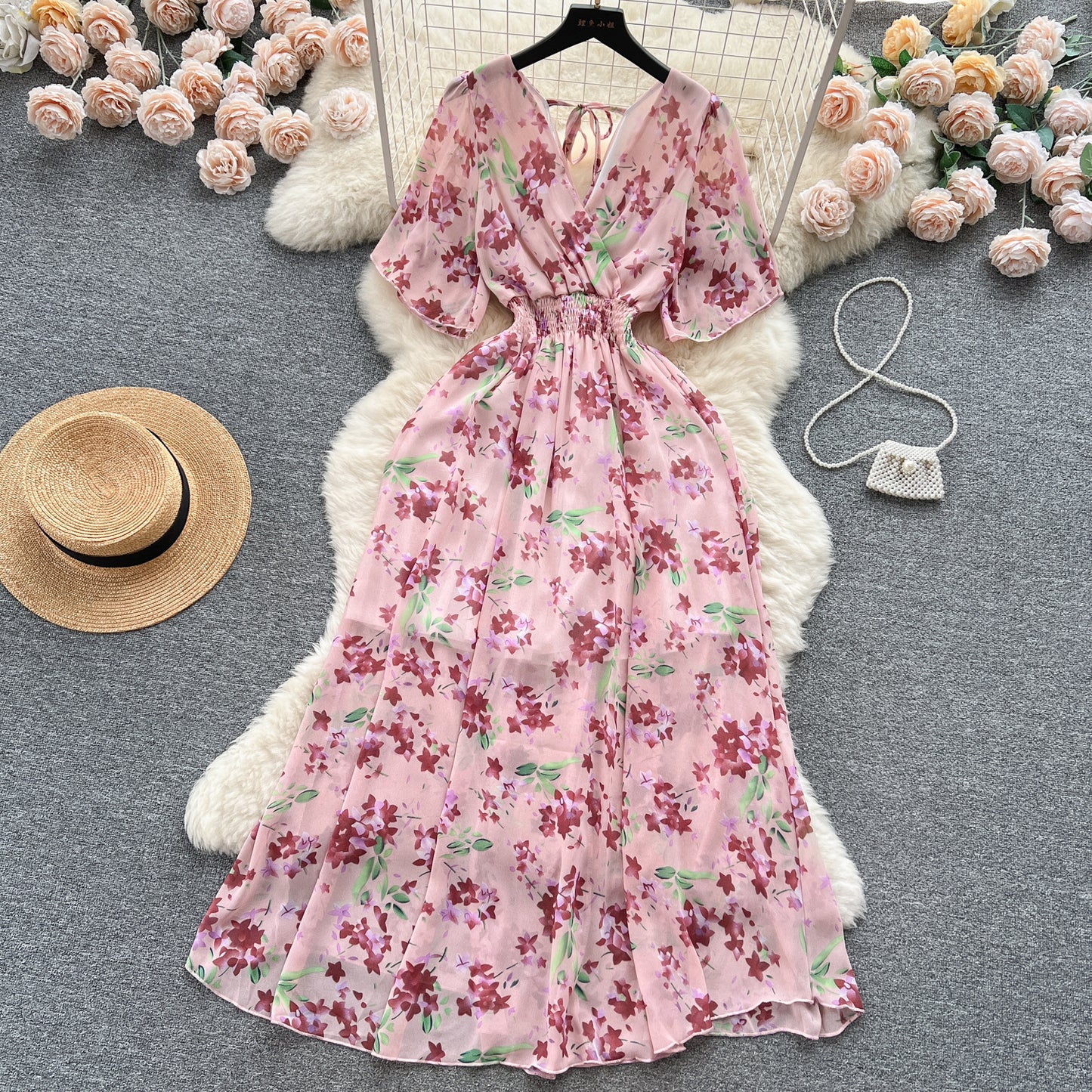 Vestito Stampa Retro