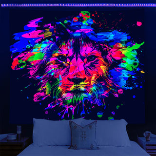 Arazzo Leone multicolore