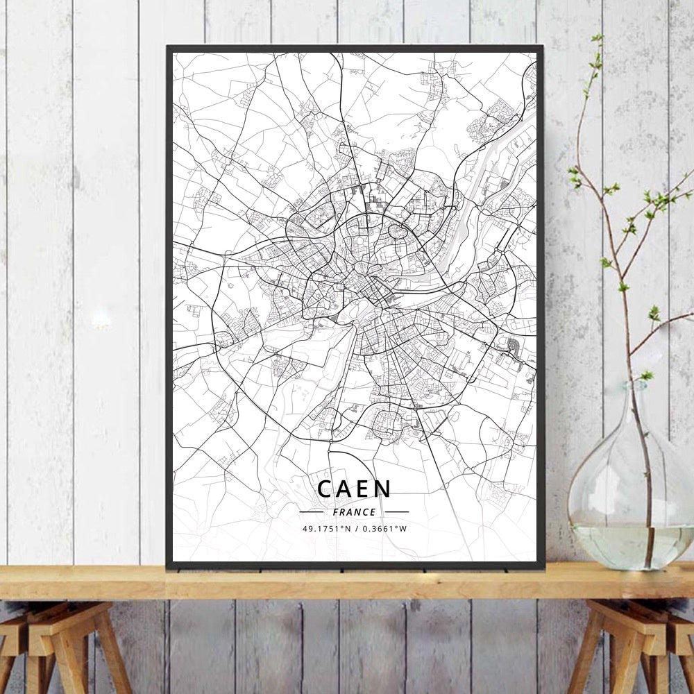 Poster mappa città