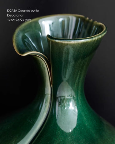 Vaso decorativo verde