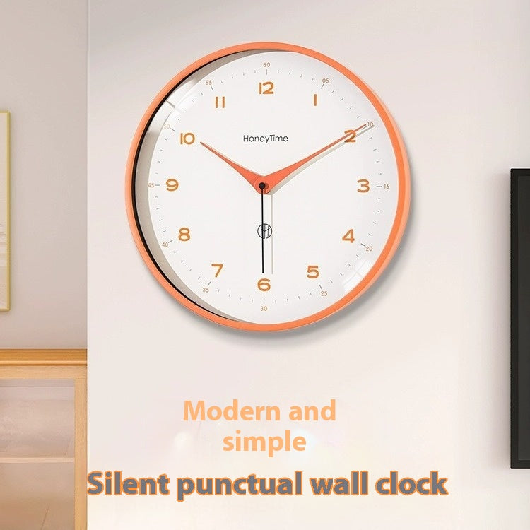 Orologio da parete Arancione retrò