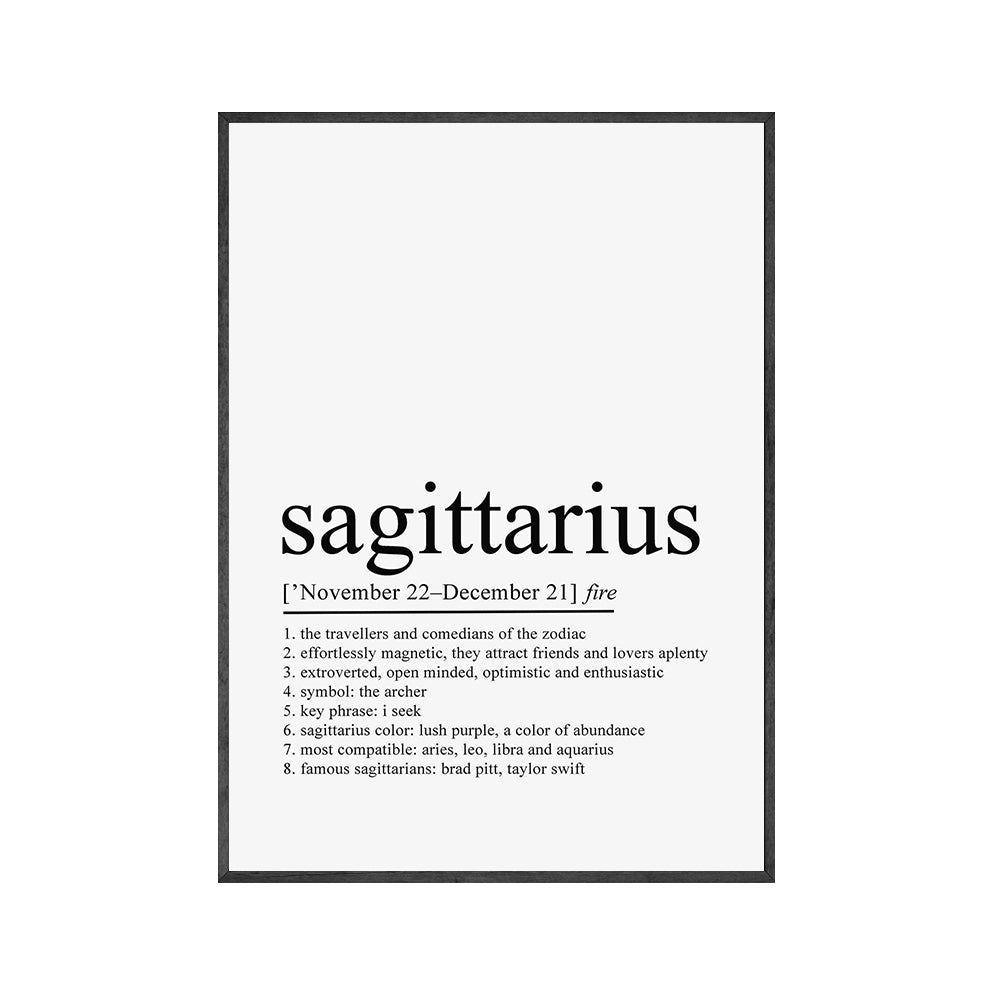Poster Costellazioni dello zodiaco