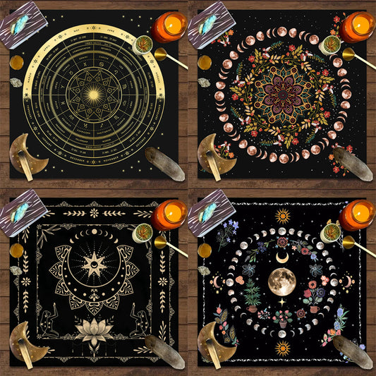 Tovaglia zodiaco cerchio dorato