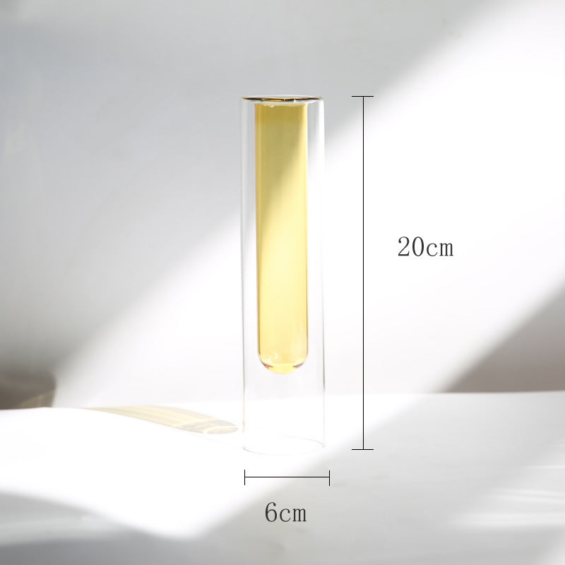 Vaso vetro nordico doppio strato