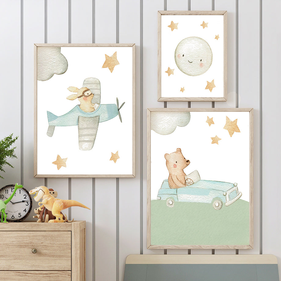 Poster scandinavo bimbi