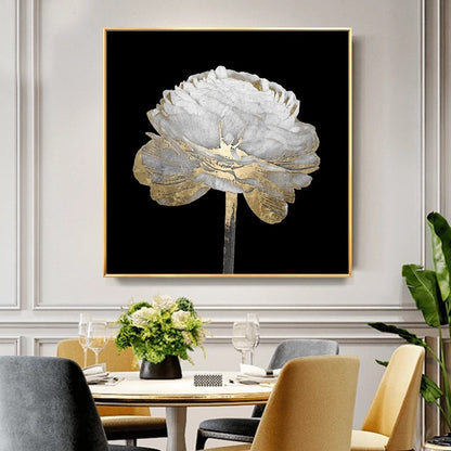 Quadro fiori stile spray