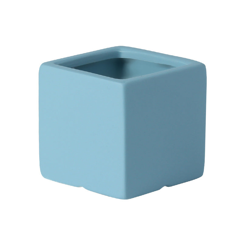 Vaso in cemento quadrato