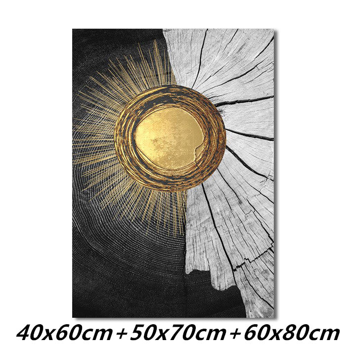 Quadro legno astratto
