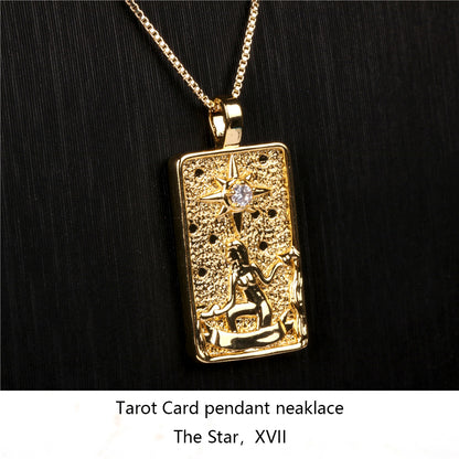 Collana tarocchi ventidue arcani mini oro