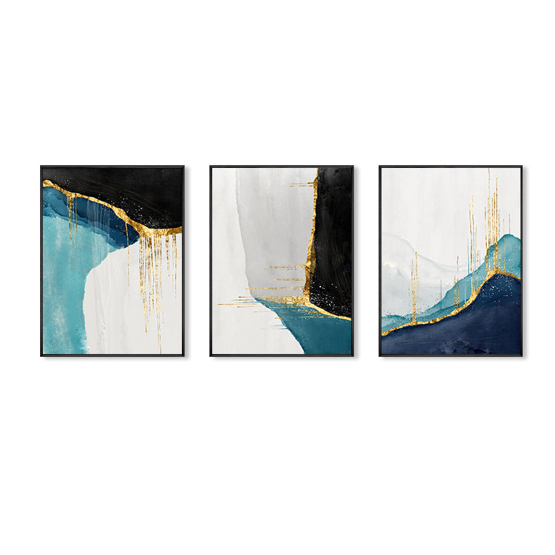 Quadro astratto dorato