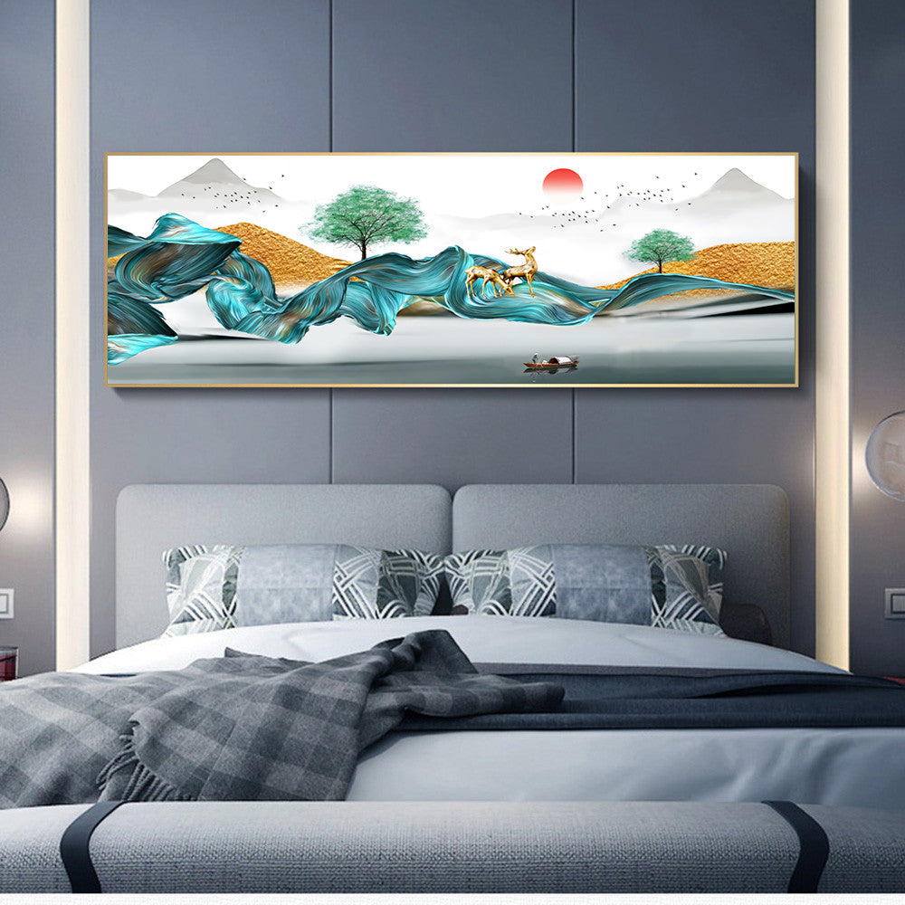 Quadro Paesaggio Alba