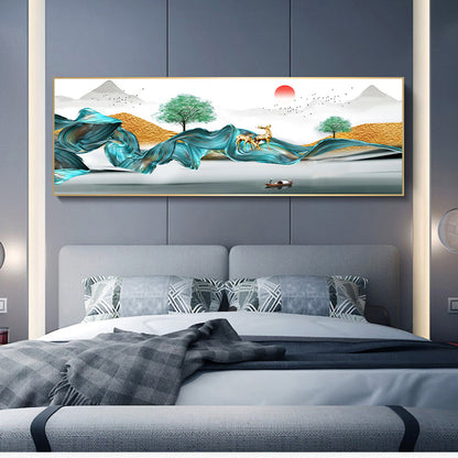 Quadro Paesaggio Alba