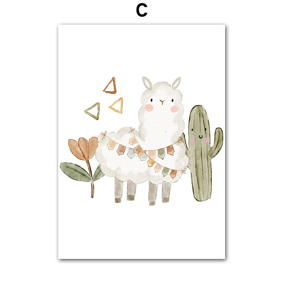 Quadro Animali boho