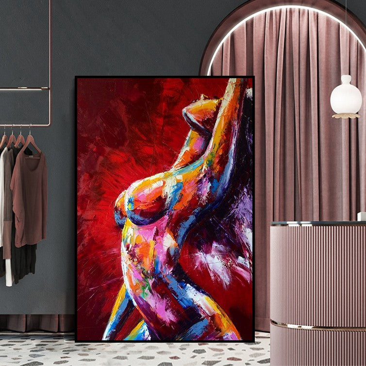Quadro astratto figure femminili