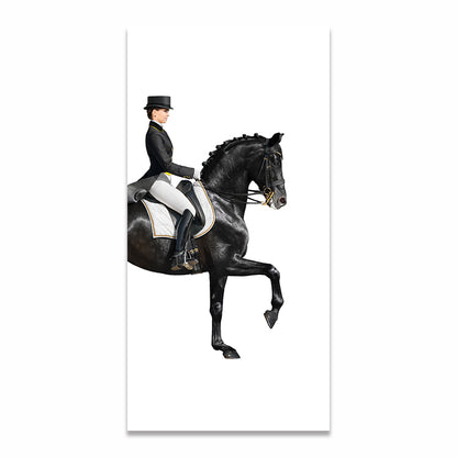 Quadro Cavallo Arancione