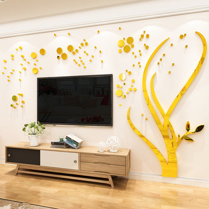 Specchio murale 3D salotto