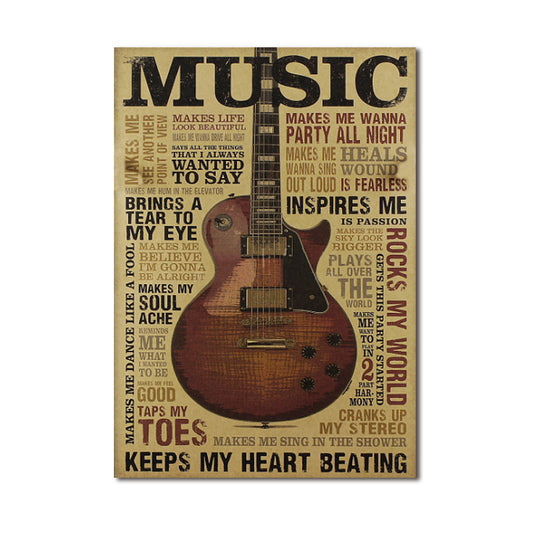 Poster Chitarra vintage