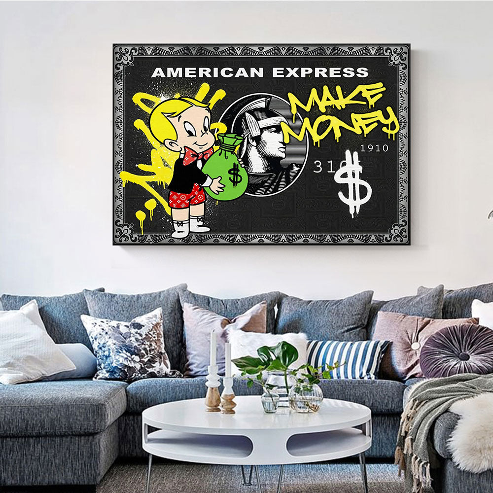 Quadro tela senza cornice