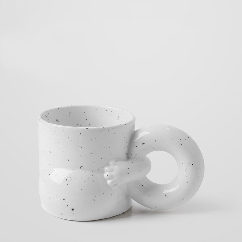 Vaso bianco ceramico