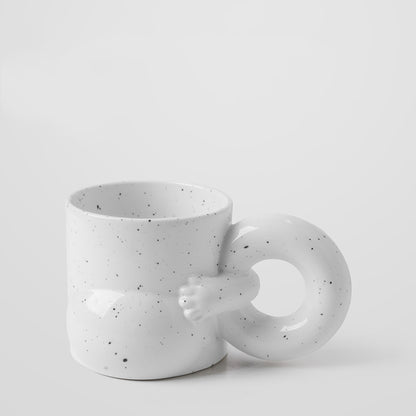 Vaso bianco ceramico