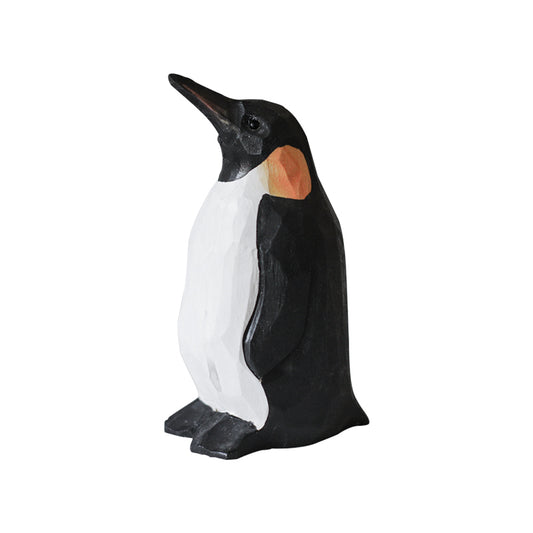 Scultura Pinguino legno
