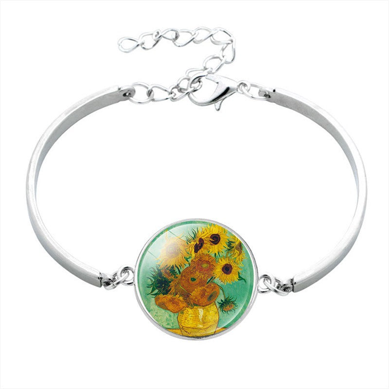 Bracciale Girasole e Perle