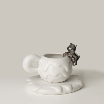 Vaso bianco ceramico