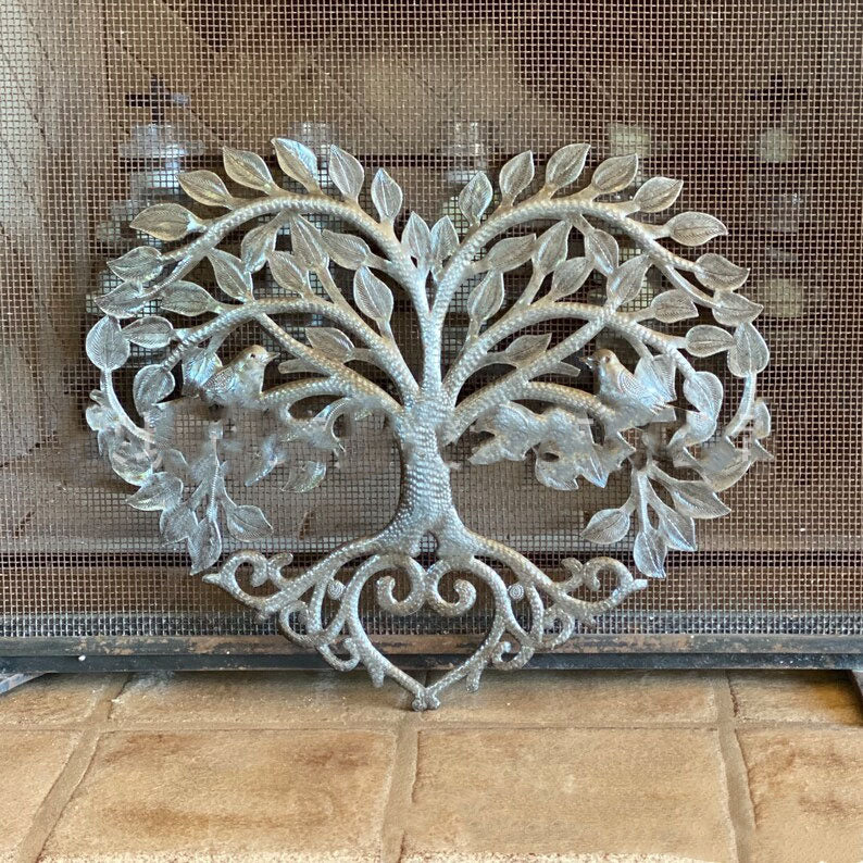 Quadro albero della vita metallo