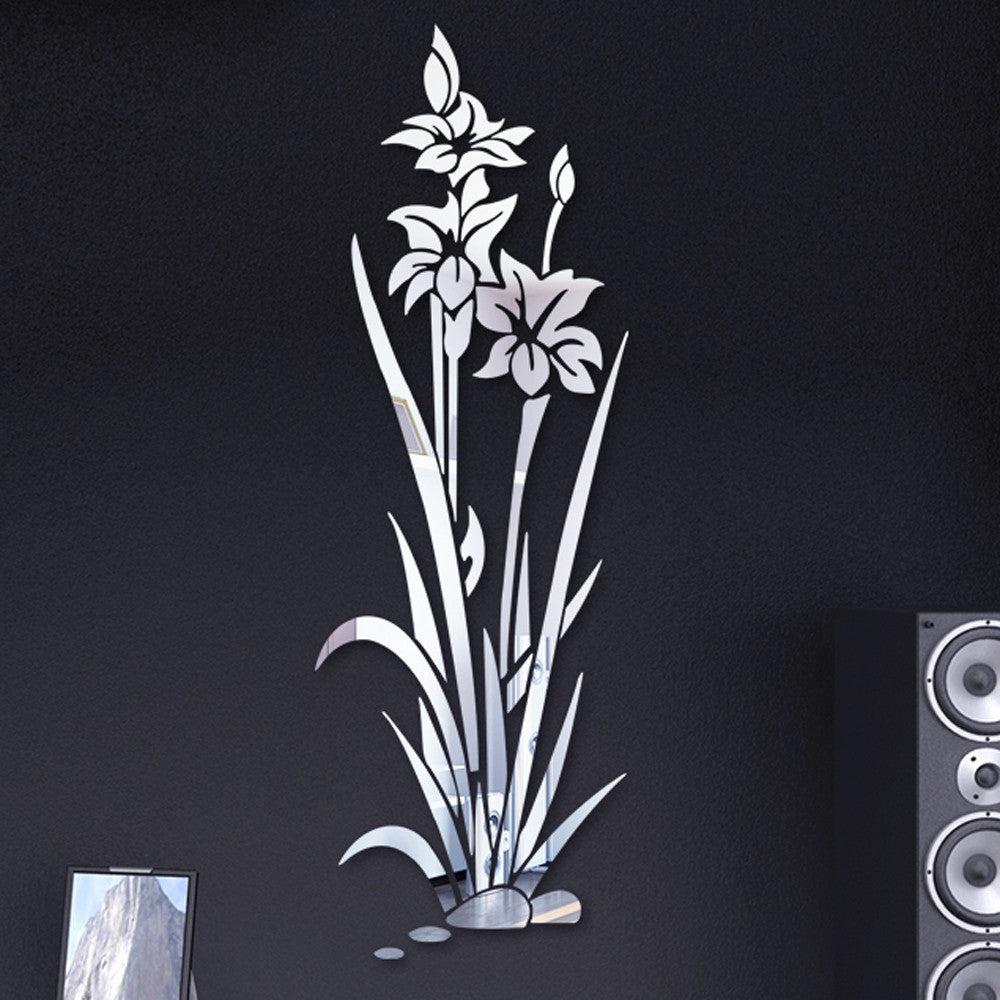 Adesivo murale fiori 3D