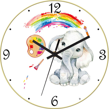 Orologio da parete Leone arcobaleno