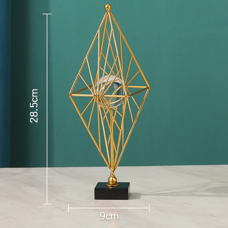 Sfera di cristallo decorativa