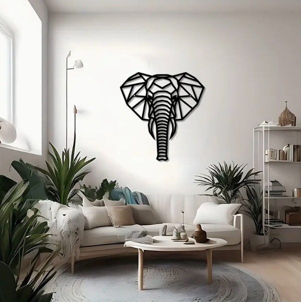 Decorazione metallica elefante