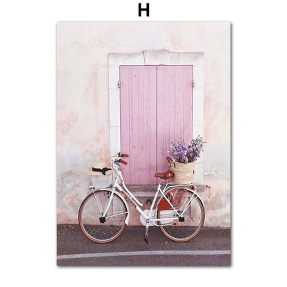Poster lavanda e bicicletta