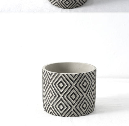 Vaso in cemento