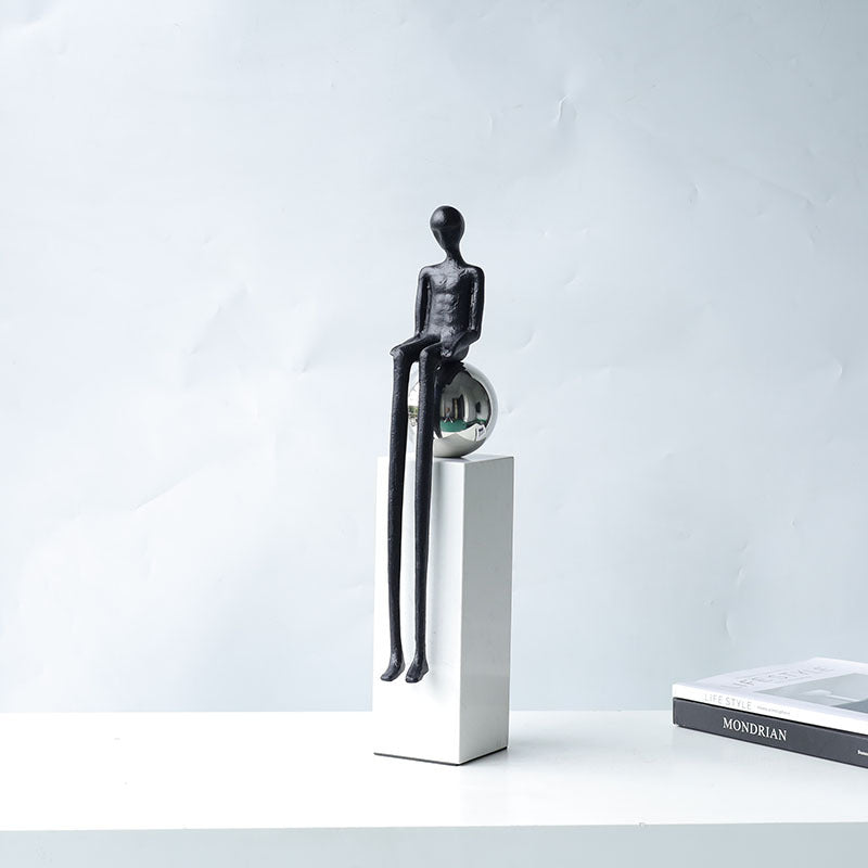 Decorazione metallo astratta