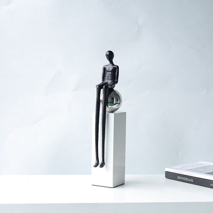 Decorazione metallo astratta