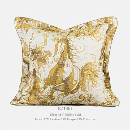 Cuscino jacquard cavallo