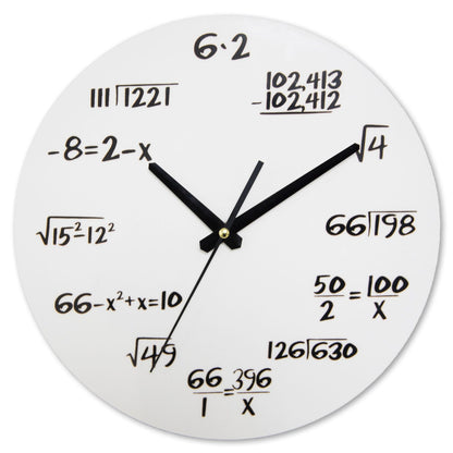Orologio da parete Formule matematica orologio