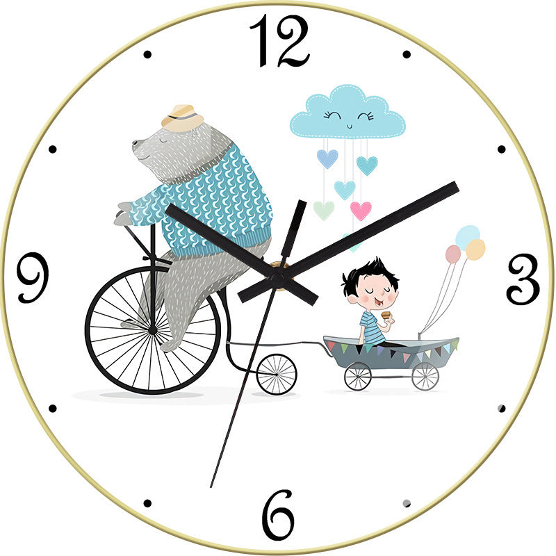 Orologio da parete Leone arcobaleno